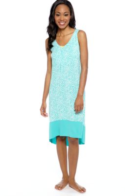 Ellen Tracy Sleeveless Printed Chemise