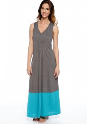 N Natori Colorblock Long Gown