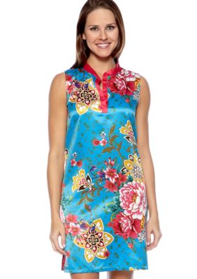 N Natori Asian Floral Print Chemise