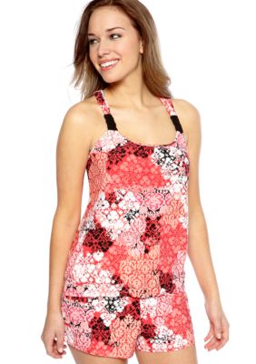 ND Intimates Damask Scroll Print Pajama Set