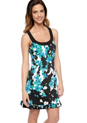 ND Intimates Floral Print Racerback Chemise