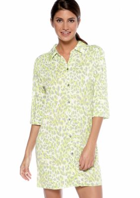 Anne Klein Crinkle Animal Print Sleep Shirt