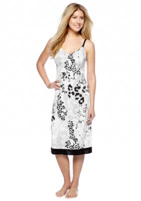 Anne Klein Animal Print Ballet Gown