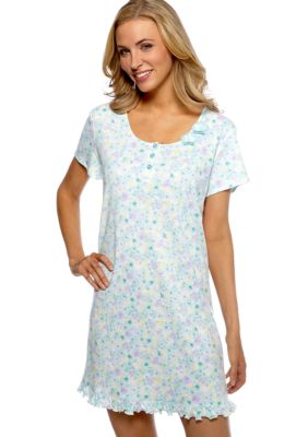 Karen Neuburger Floral Print Sleep Shirt