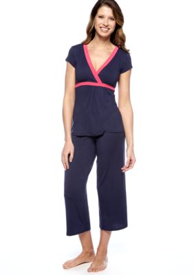 Josie by Natori Electric Trim Pajama Set