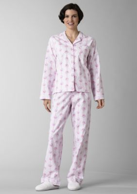 Character Flannel Notch Collar Pajama