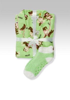 Character Novelty Notch Collar PJ with Matching Sock