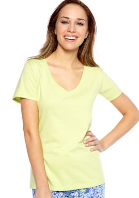 Jockey Solid V-Neck Sleep Tee