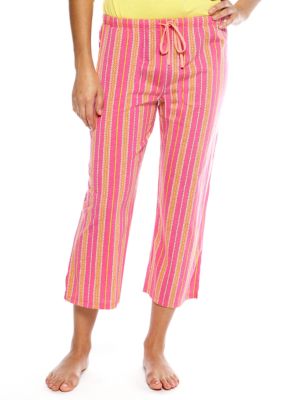 Jockey Rope Stripe Capri Pajama Pant