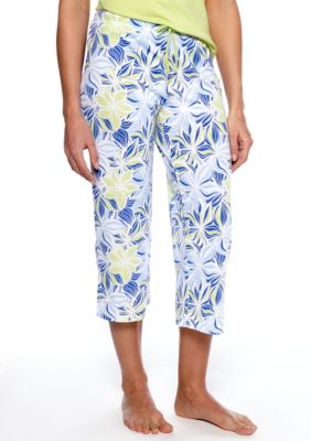 Jockey Psychedelic Floral Capri Pajama Pant