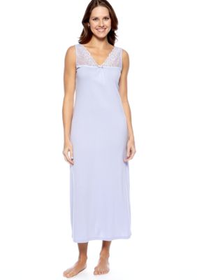 Jones New York Lace Trimmed Long Gown