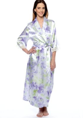 Jones New York Floral Print Long Robe