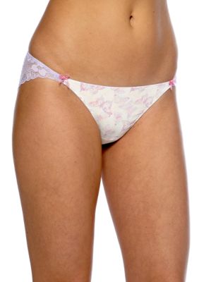 Jessica Simpson Butterfly Print Bikini Panty -  JS11475
