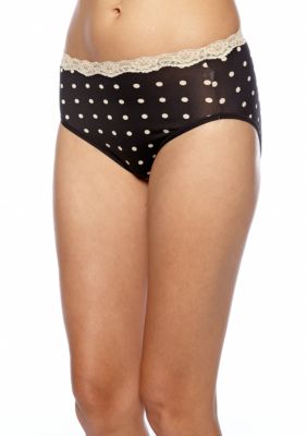 ND Intimates Microfiber Hi-Cut with Stretch Lace Waist - 231203