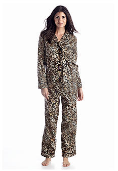 Kim Rogers® 2 Piece Flannel Set Fuzzy Cheetah