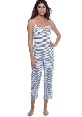 Nautica Striped Knit Pajama Set