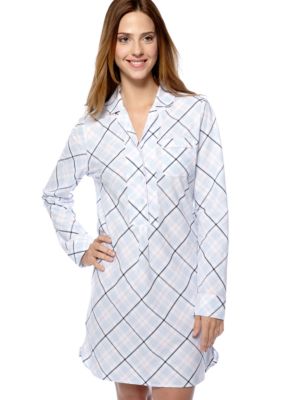 Nautica Woven Plaid Nightshirt