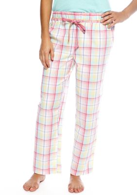 Nautica Palm Plaid Capri Pajama Pant