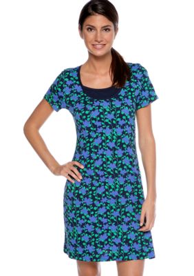 Nautica Floral Print Sleep Shirt