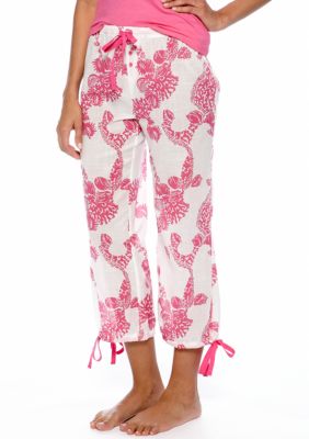Nautica Coral Shell Capri Pajama Pant