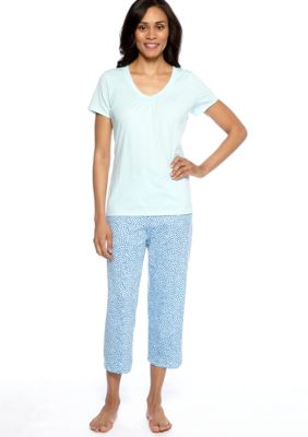 Nautica Scallop Dot Pajama Set