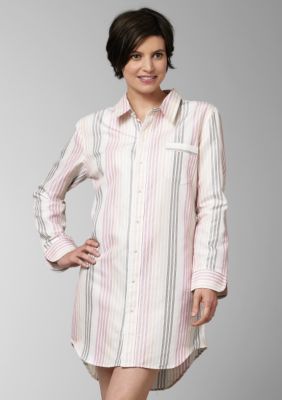 Nautica Shop for the Cure Stripe Notch Sleepshirt