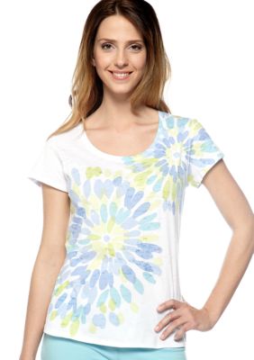 HUE Danielle Floral Tee