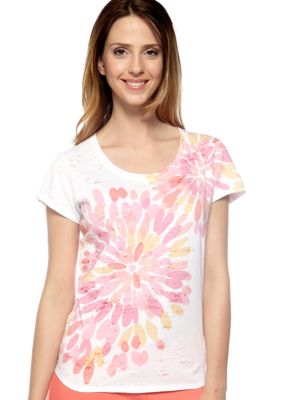 HUE Danielle Floral Tee