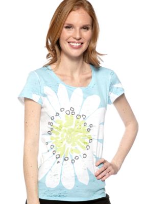 HUE Camille Floral Tee