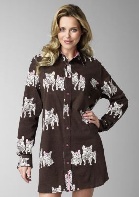 HUE Bulldog Long Sleeve Shirt