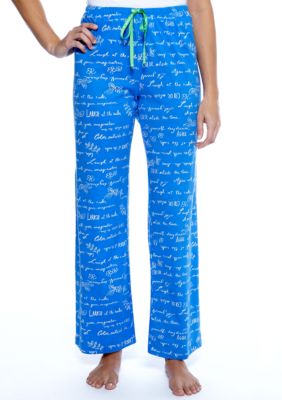 HUE Art Script Pajama Pant