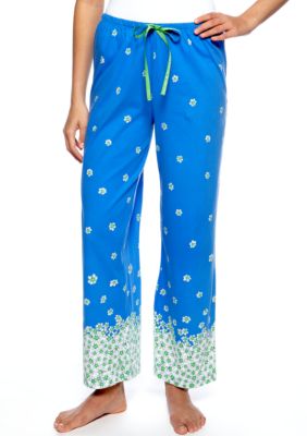 HUE Daisy Border Pajama Pant