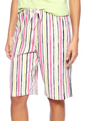 HUE Striped Bermuda Sleep Short