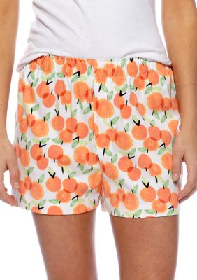 HUE Orange Peel Boxer Sleep Short
