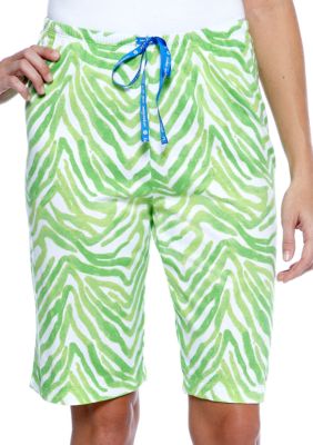 HUE Zebra Bermuda Pajama Short