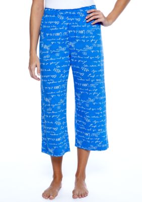 HUE Script Capri Pajama Pant