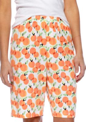 HUE Orange Peels Bermuda Pajama Short
