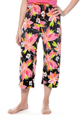 HUE Rio Floral Capri Pajama Pant