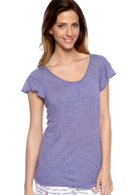 HUE Flutter Sleeve Sleep Tee