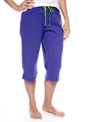 HUE Rio Dots Capri Pajama Pant
