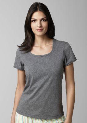 HUE Short Sleeve  Scoop Neck Tee