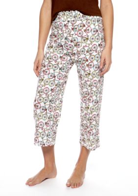 ND Intimates Bicycle Print Capri Pajama Pant