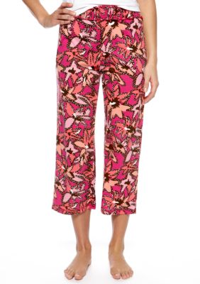 ND Intimates Floral Capri Pajama Pant