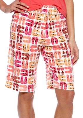 ND Intimates Flip Flop Print Bermuda Sleep Short