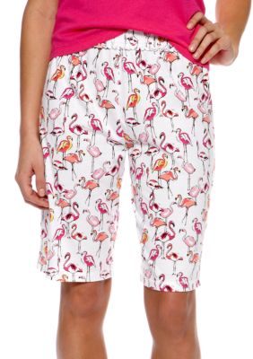 ND Intimates Flamingo Print Bermuda Sleep Short