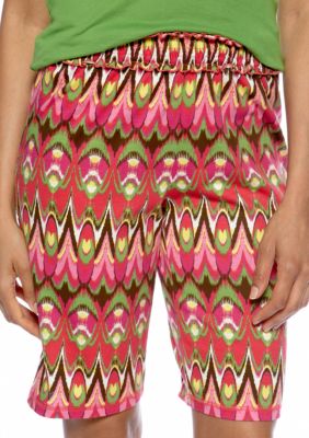 ND Intimates Ikat Print Knit Bermuda Sleep Short