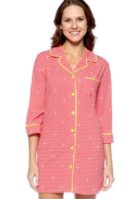Disney 3/4 Sleeve Boyfriend Sleep Shirt