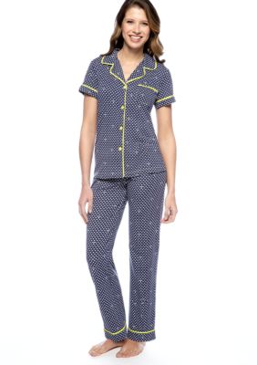Disney Notch Collar Pajama Set