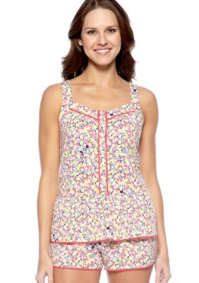Disney Minnie Mouse Floral Print Pajama Set