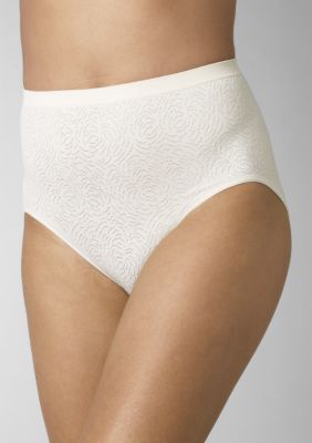Barely There&reg; Microfiber Damask Brief